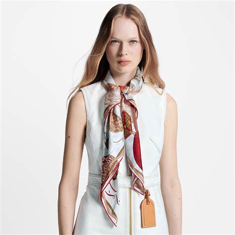 come indossare un foulard louis vuitton|Foulard in Seta e Bandeaux Donna .